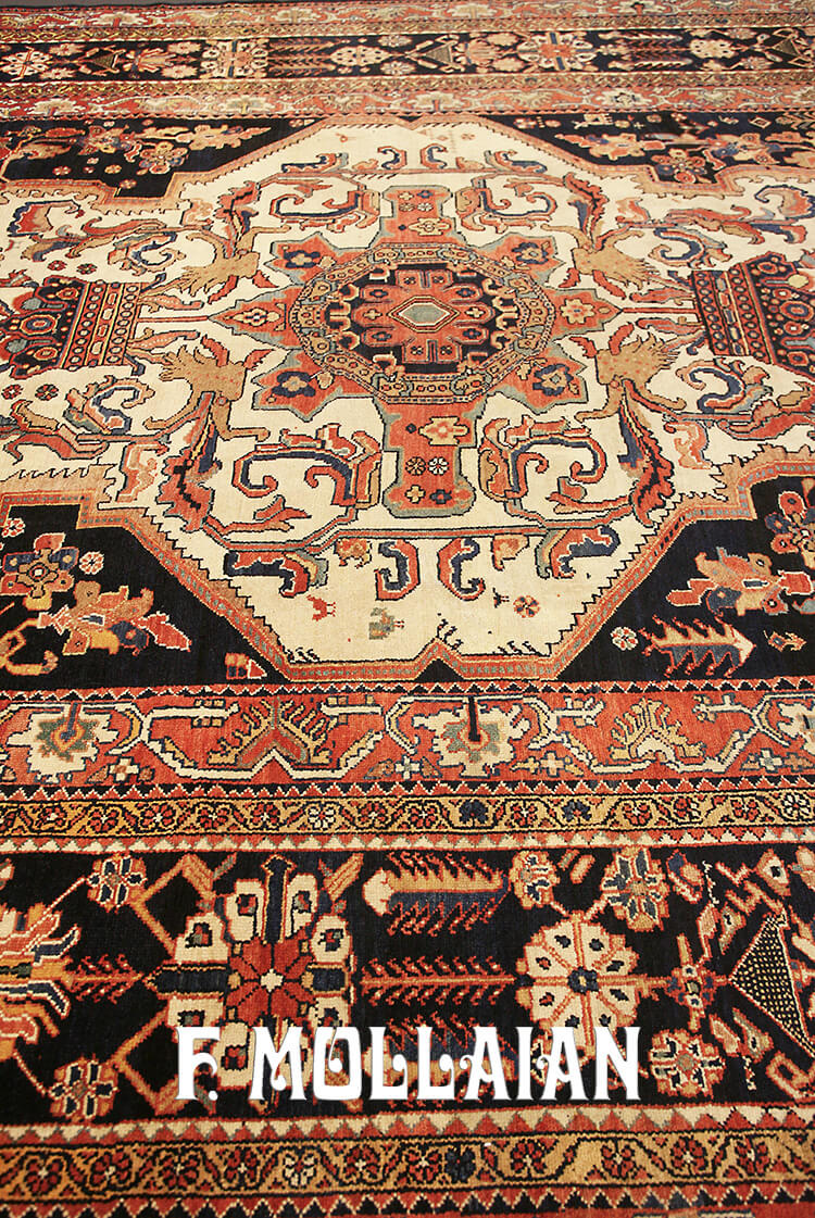 Antique Persian Bakhtiari Carpet n°:59750074